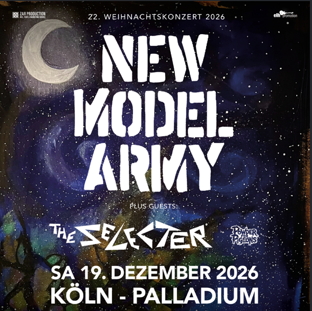 NEW MODEL ARMY + Special Guests 19.12.2026 Köln, Palladium