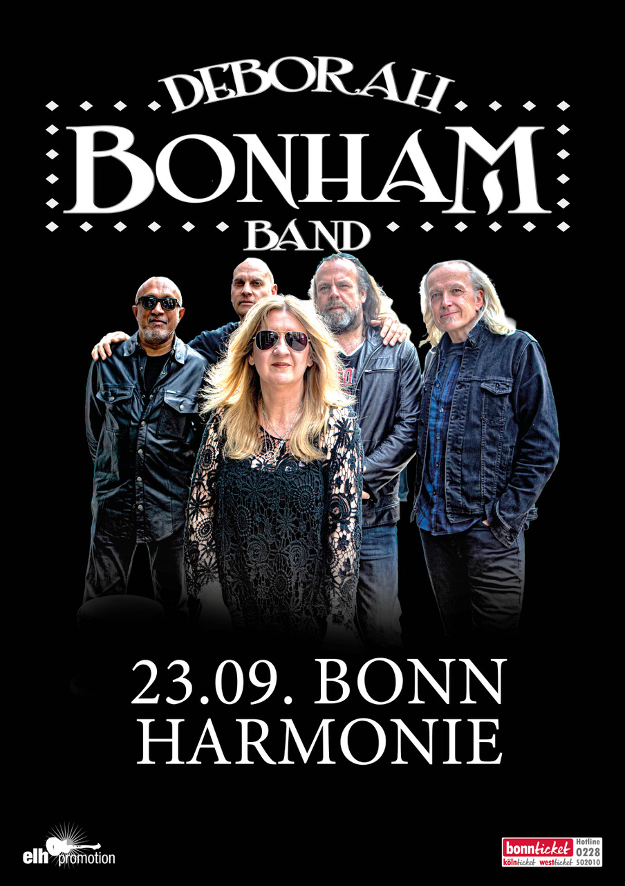 DEBORAH BONHAM BAND, 23.09.2026. Bonn Harmonie