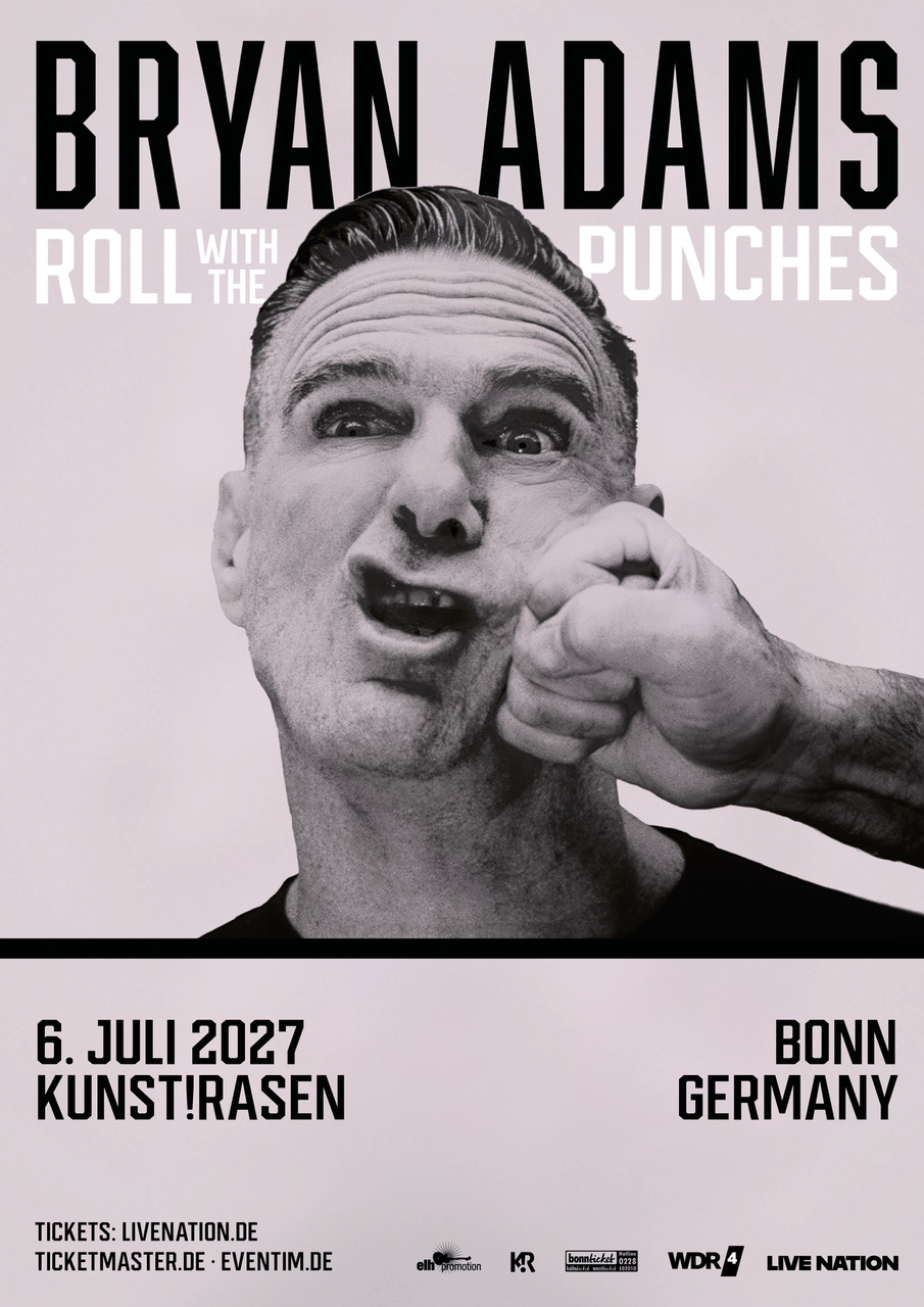 BRYAN ADAMS "Roll with the Punches"  06.07.2027  Bonn, Kunstrasen